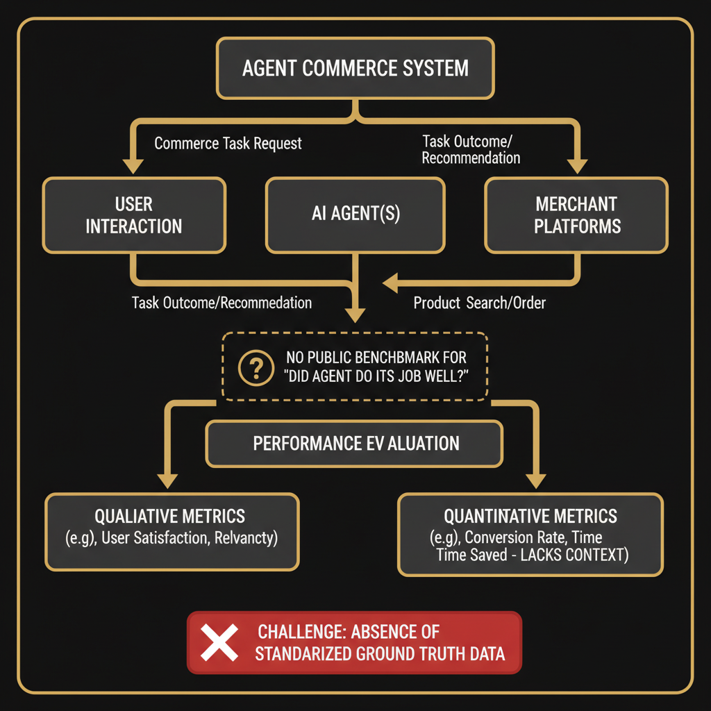 Agent commerce has none. No public benchmark for 'did this agent do its job well?'